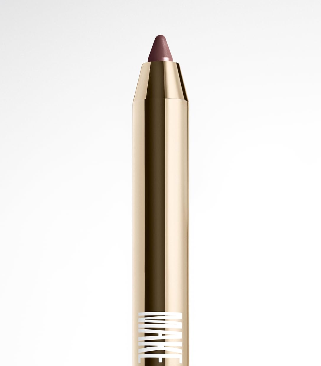 MAKE Beauty Continuum Lip Liner – Long Lasting Creamy Liner with Velvet Matte Finish – Includes Built-In Sharpener and Blending Brush – Highly Pigmented Dusty Pink Lip Color – Shade, Pulse