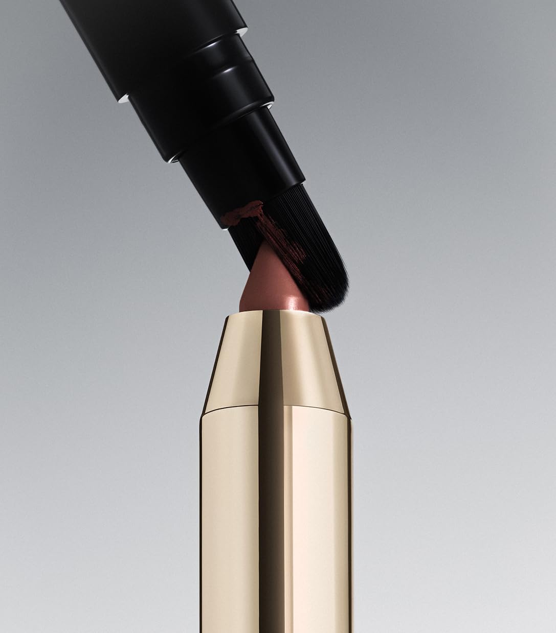 MAKE Beauty Continuum Lip Liner – Long Lasting Creamy Liner with Velvet Matte Finish – Includes Built-In Sharpener and Blending Brush – Highly Pigmented Dusty Pink Lip Color – Shade, Pulse