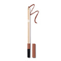 MAKE Beauty Continuum Lip Liner – Long Lasting Creamy Liner with Velvet Matte Finish – Includes Built-In Sharpener and Blending Brush – Highly Pigmented Dusty Pink Lip Color – Shade, Pulse
