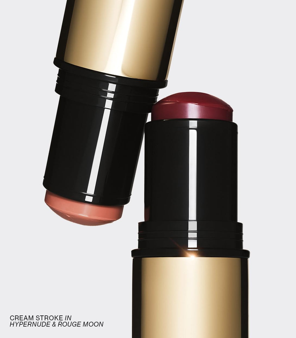 MAKE Beauty Cream Stroke Cream Blush Stick for Cheeks - Vibrant, Natural Soft Matte Finish - Shade Chroma, Pinky Coral Blush Makeup
