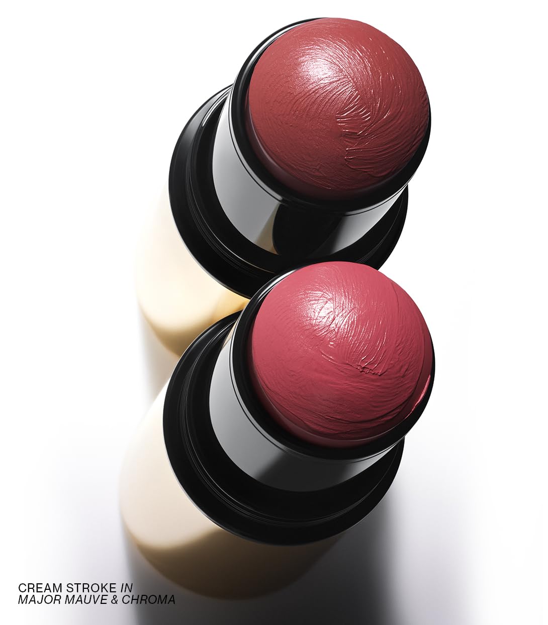 MAKE Beauty Cream Stroke Cream Blush Stick for Cheeks - Vibrant, Natural Soft Matte Finish - Shade Chroma, Pinky Coral Blush Makeup
