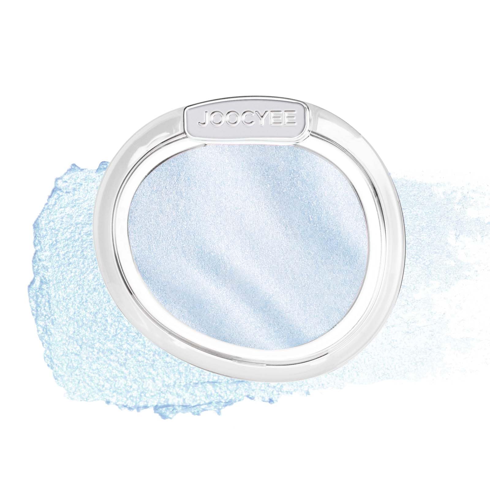 JOOCYEE AURA Glazed Blush Highlighter Luminous Powder Blush - Pink Glow | Dewy Finish Micro-Milled Skin Smoothing Face Brightener Baked Powder All-Day Radiance Natural Clean Makeup Women