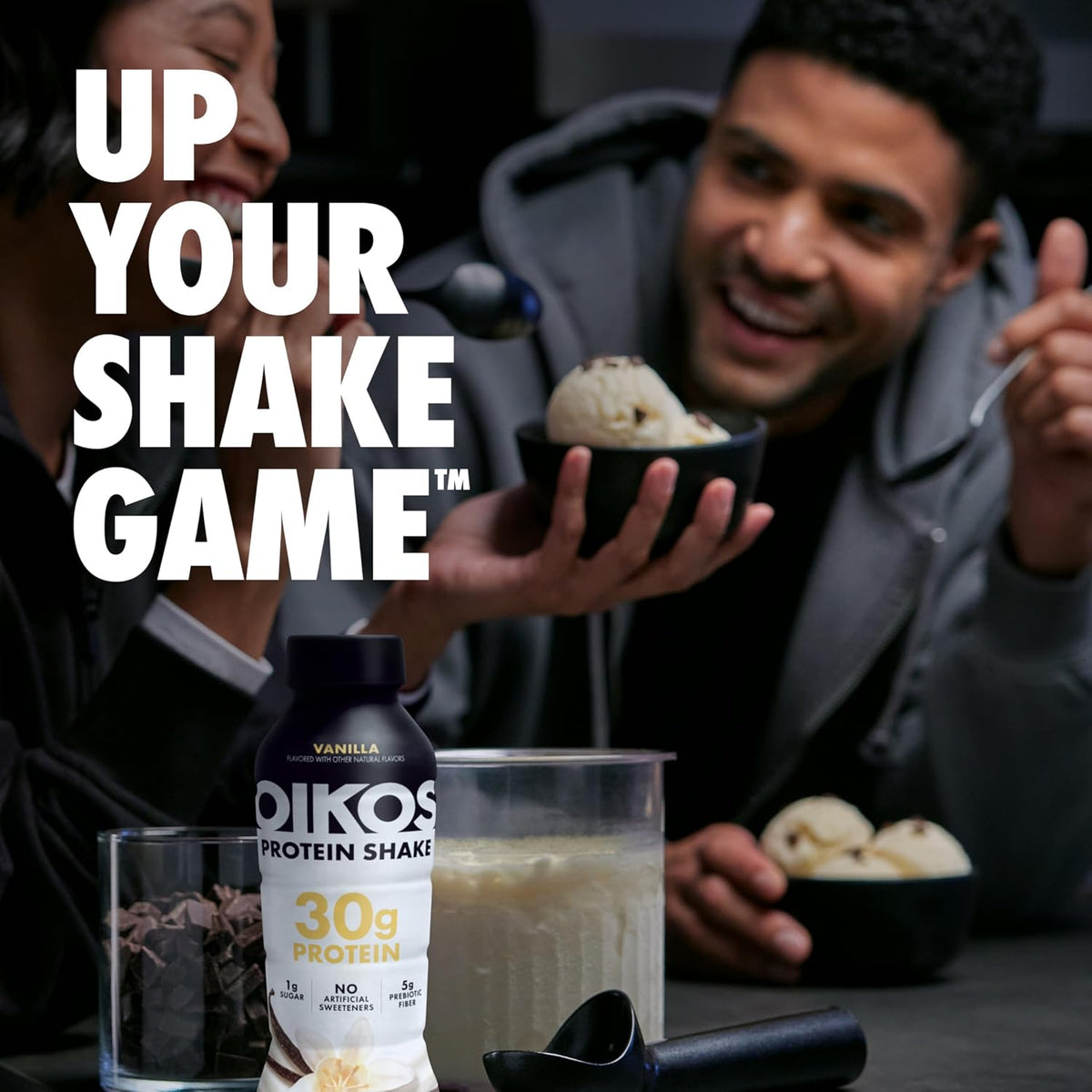 Oikos Protein Shake, Salted Caramel, 30g Protein, 12 fl oz, 12 Count